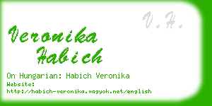 veronika habich business card